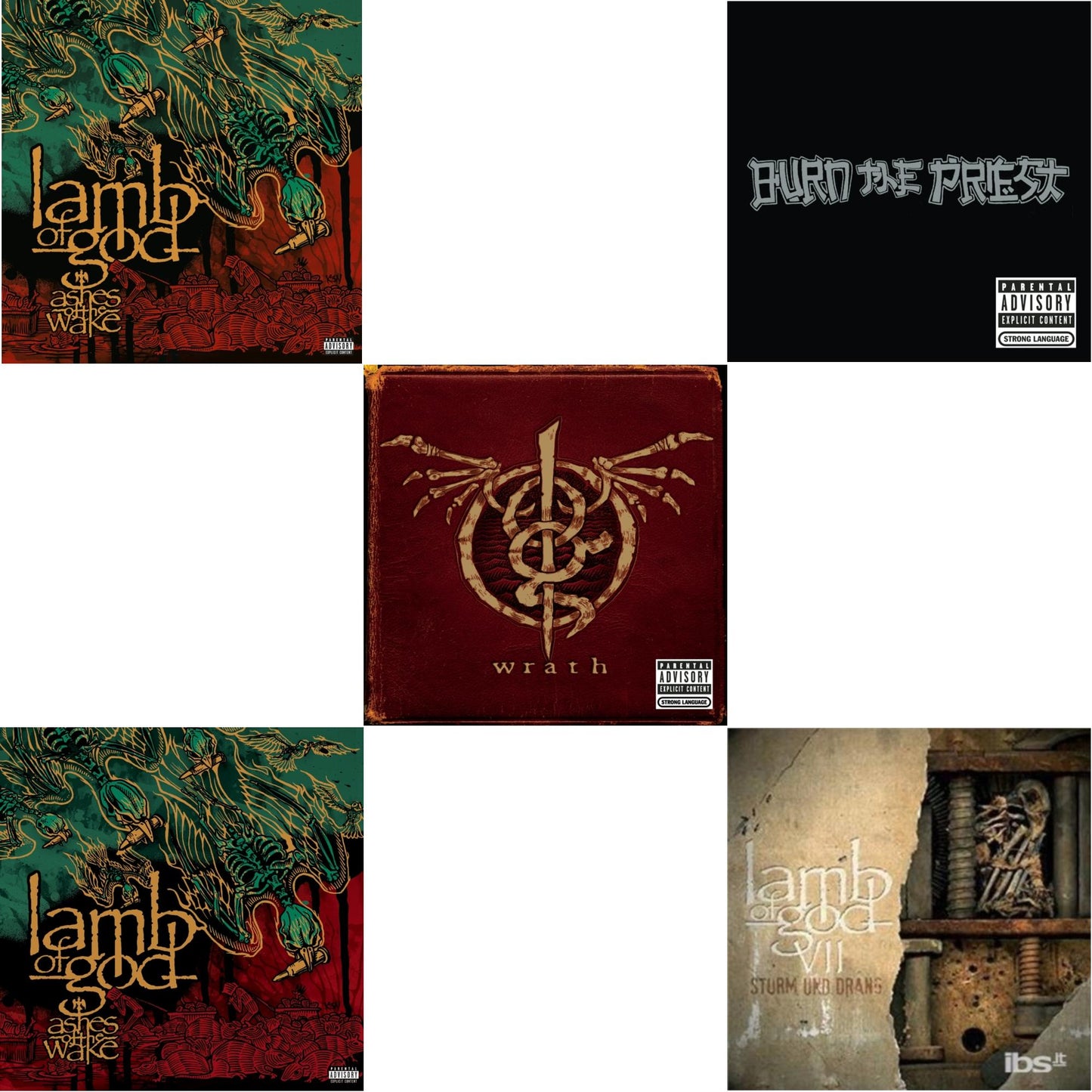 Lamb Of God - Ashes Of The Wake (20Th Anniversary) (2CD) & Ashes Of The Wake & Wrath & Burn The Priest & Vii: Sturm Und Drang (Exp)