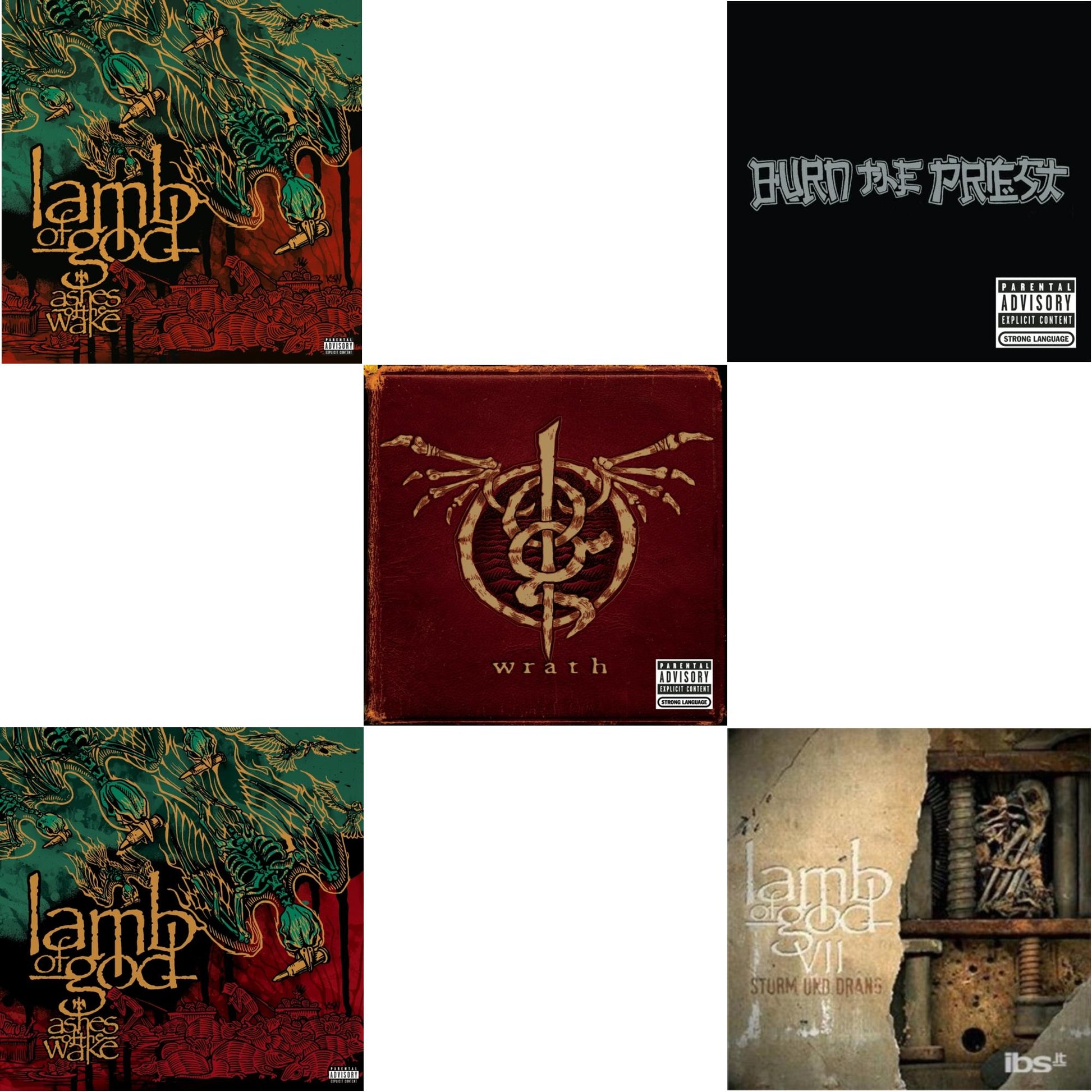 Lamb Of God - Ashes Of The Wake (20Th Anniversary) (2CD) & Ashes Of The Wake & Wrath & Burn The Priest & Vii: Sturm Und Drang (Exp)