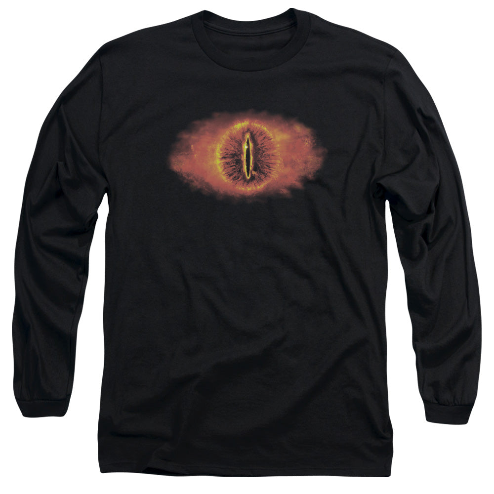 Lor Eye Of Sauron Mens Long Sleeve Shirt Black Officially Licensed