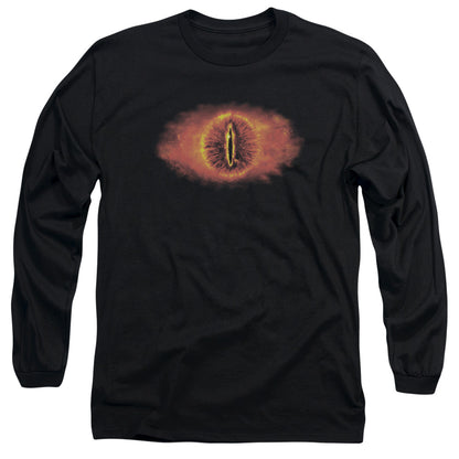 Lor Eye Of Sauron Mens Long Sleeve Shirt Black Officially Licensed