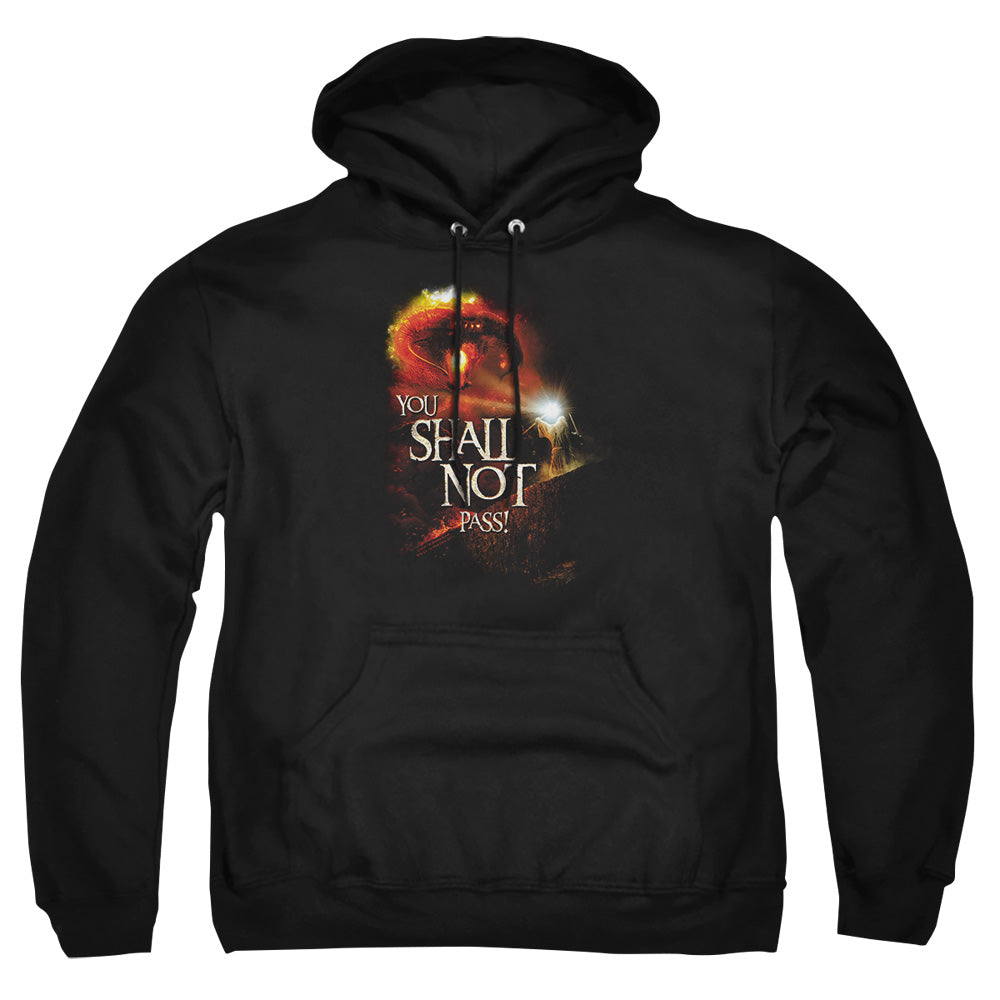 Lord Of The Rings You Shall Not Pass Mens Hoodie Black