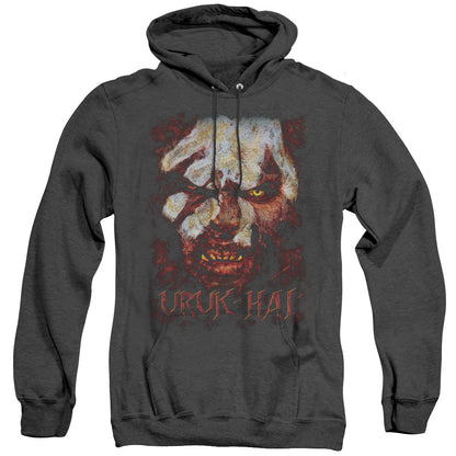 Lor Uruk Hai Heather Mens Hoodie Black