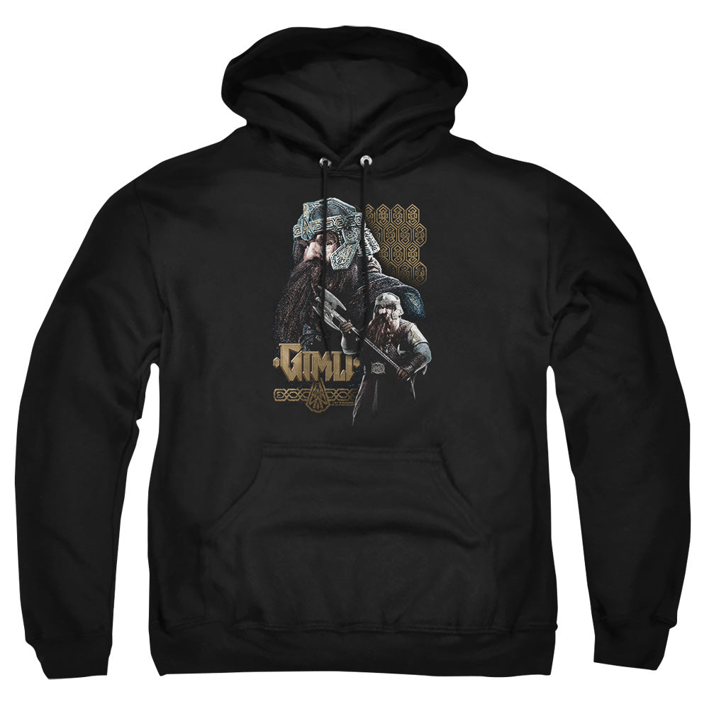 Lord Of The Rings Gimli Mens Hoodie Black
