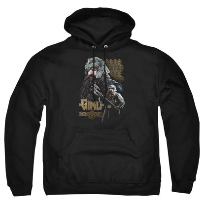 Lord Of The Rings Gimli Mens Hoodie Black