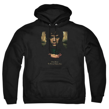 Lord Of The Rings Frodo One Ring Mens Hoodie Black