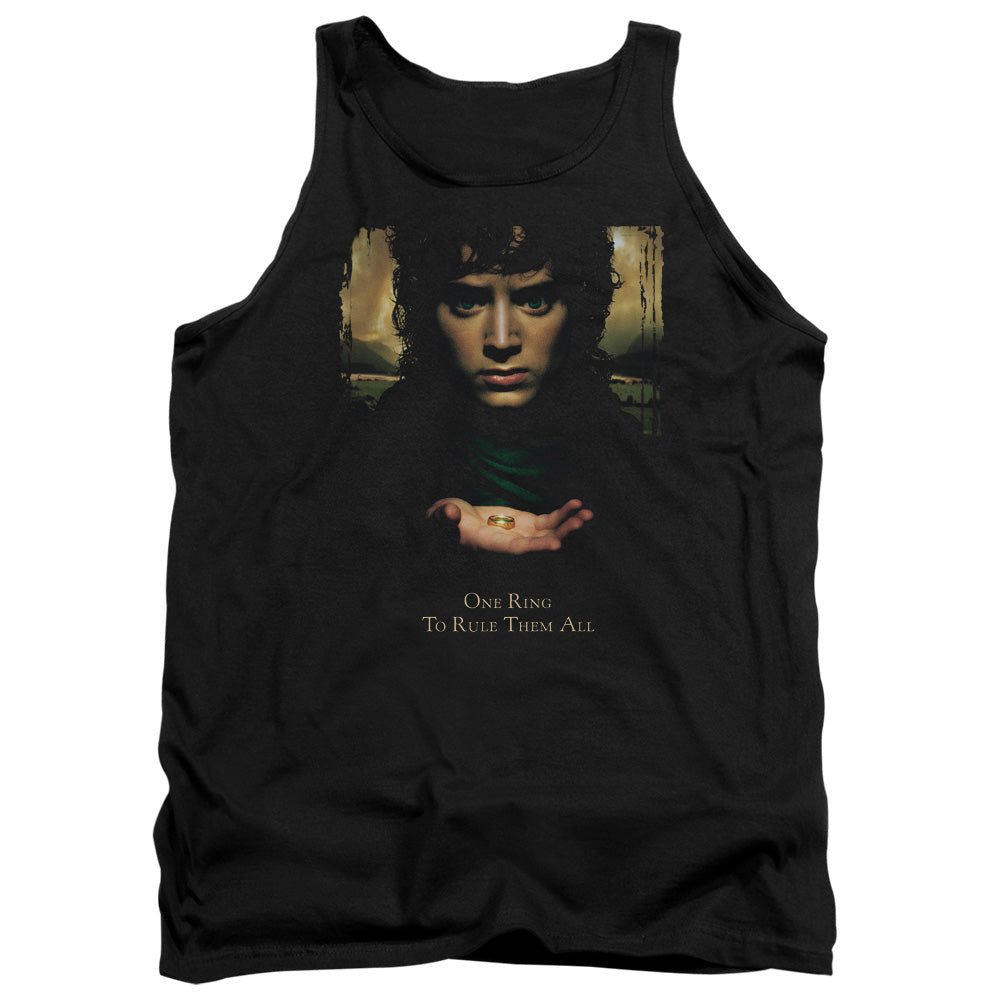 Lord of the Rings Frodo One Ring Mens Tank Top Shirt Black