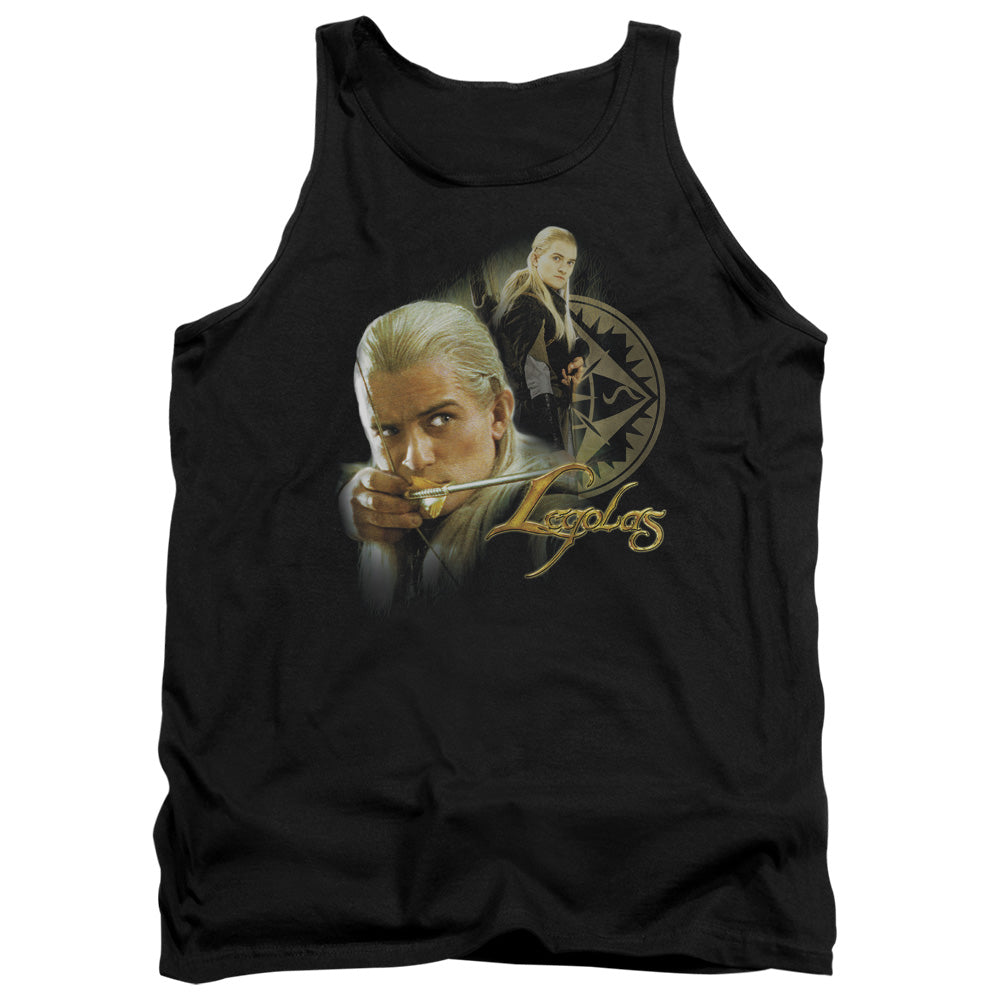 Lord of the Rings Legolas Mens Tank Top Shirt Black