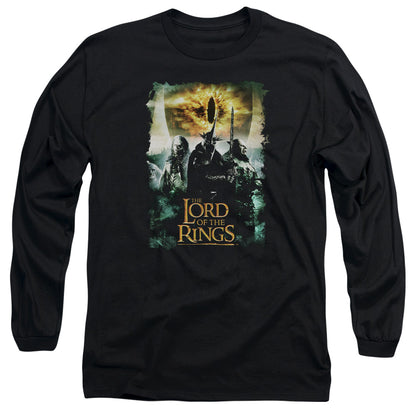 Lord Of The Rings Villain Group Mens Long Sleeve Shirt Black Officially Licensed Officially Licensed