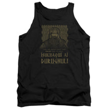 Load image into Gallery viewer, Lord Of The Rings Ishkhaqwi Durugnul Mens Tank Top Shirt Black