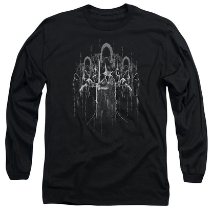 Lord Of The Rings The Nine Mens Long Sleeve Shirt Black