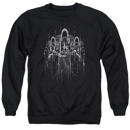 Lord Of The Rings The Nine Mens Crewneck Sweatshirt Black