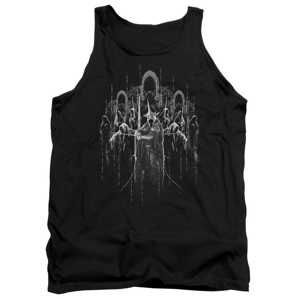 Lord Of The Rings The Nine Mens Tank Top Shirt Black