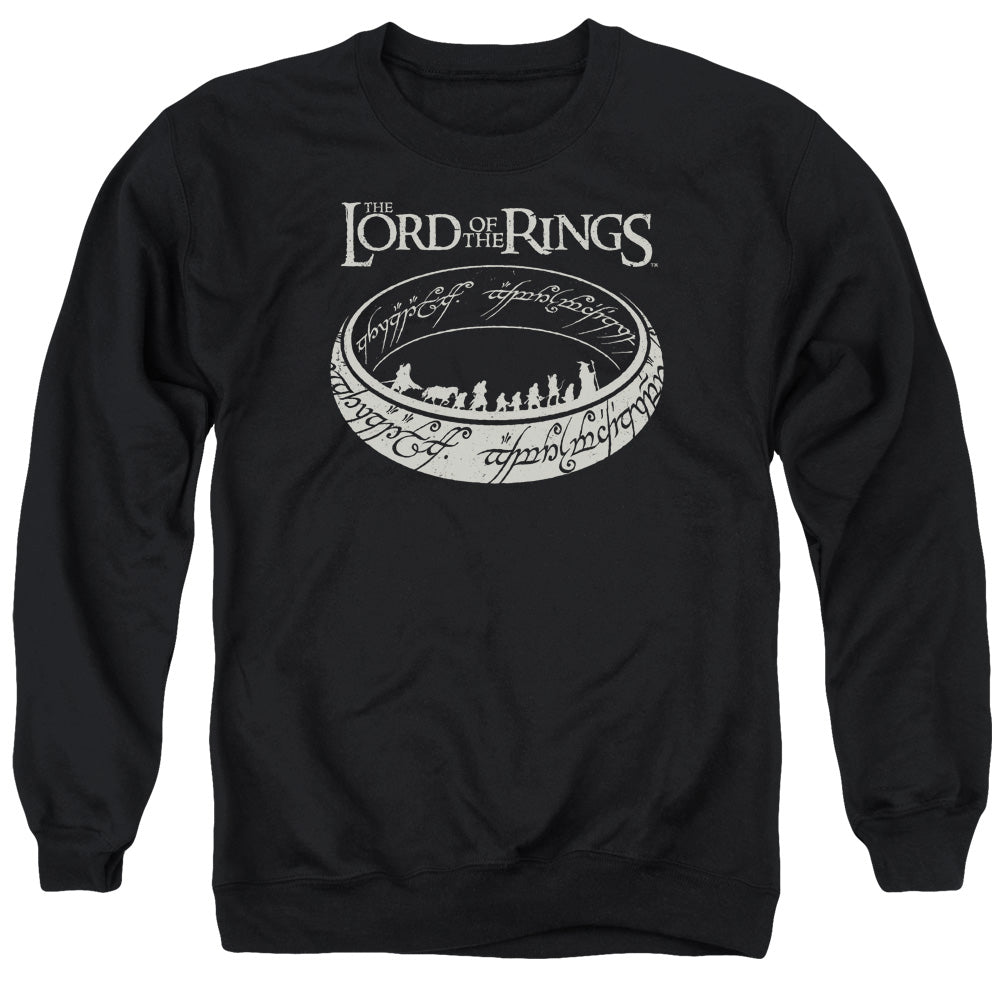 Lord Of The Rings The Journey Mens Crewneck Sweatshirt Black