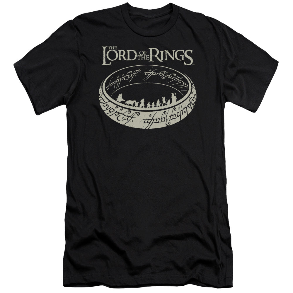 Lord Of The Rings The Journey Hbo Premium Bella Canvas Slim Fit Mens T Shirt Black