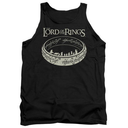 Lord Of The Rings The Journey Mens Tank Top Shirt Black Officially Licensed