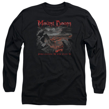 Lord Of The Rings Power Corrupts Mens Long Sleeve Shirt Black Officially Licensed Officially Licensed