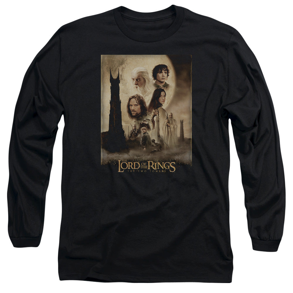 Lord of the Rings Tt Poster Mens Long Sleeve Shirt Black