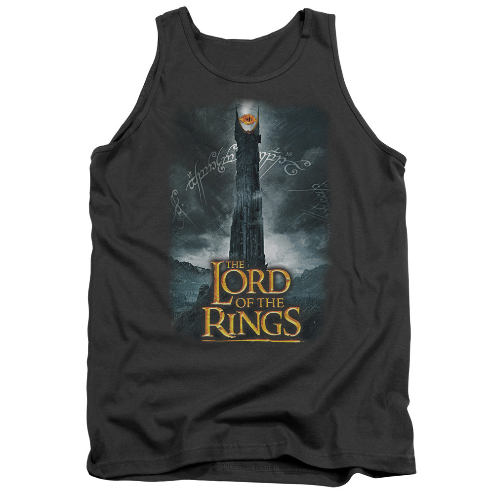 Lord of the Rings Always Watching Mens Tank Top Shirt Charcoal