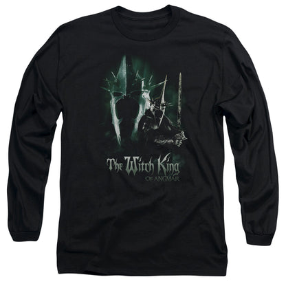 Lord of the Rings Witch King Mens Long Sleeve Shirt Black