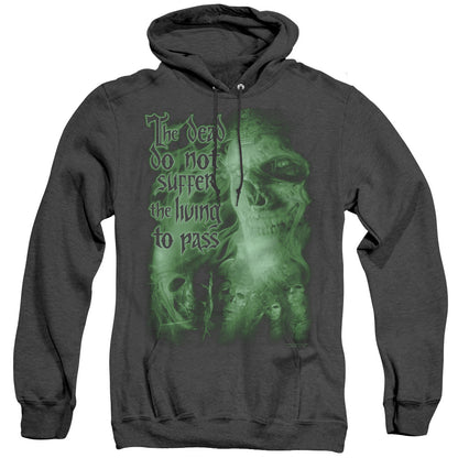Lor King Of The Dead Heather Mens Hoodie Black