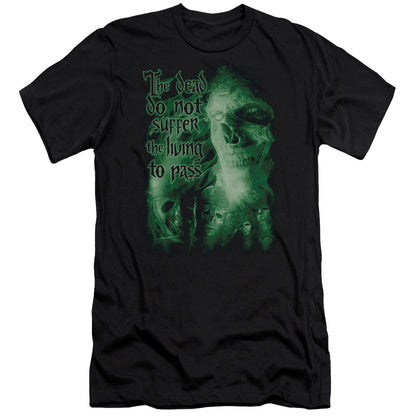 Lord of the Rings King Of The Dead Premium Bella Canvas Slim Fit Mens T Shirt Black