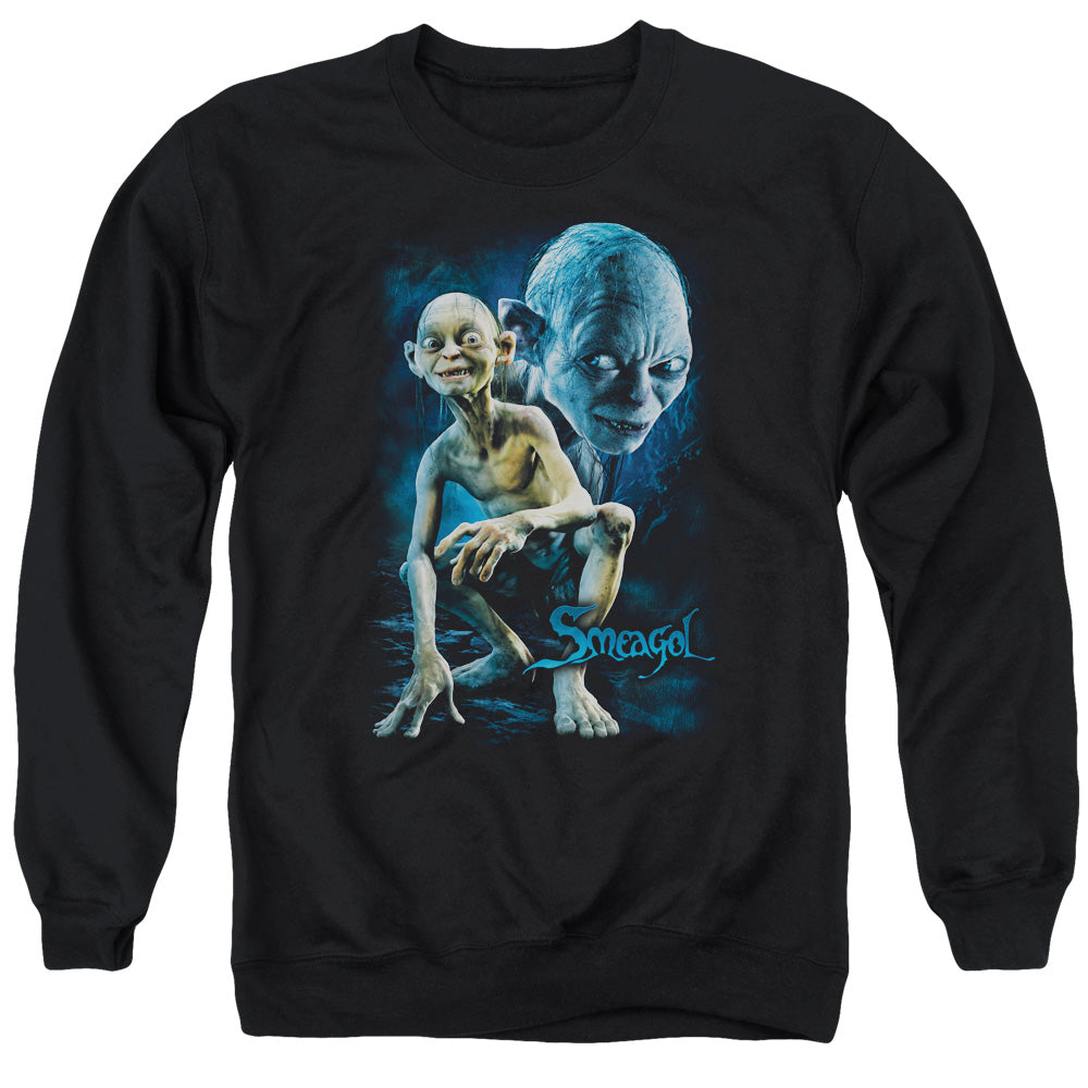 Lord of the Rings Eagol Mens Crewneck Sweatshirt Black