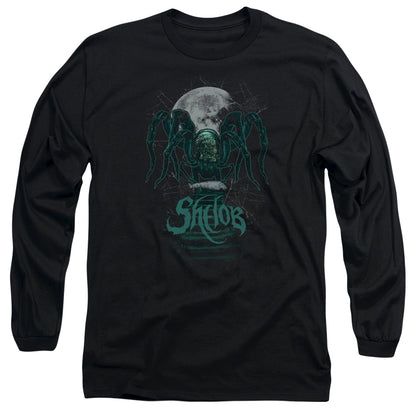 Lord Of The Rings Shelob Mens Long Sleeve Shirt Black Officially Licensed Officially Licensed