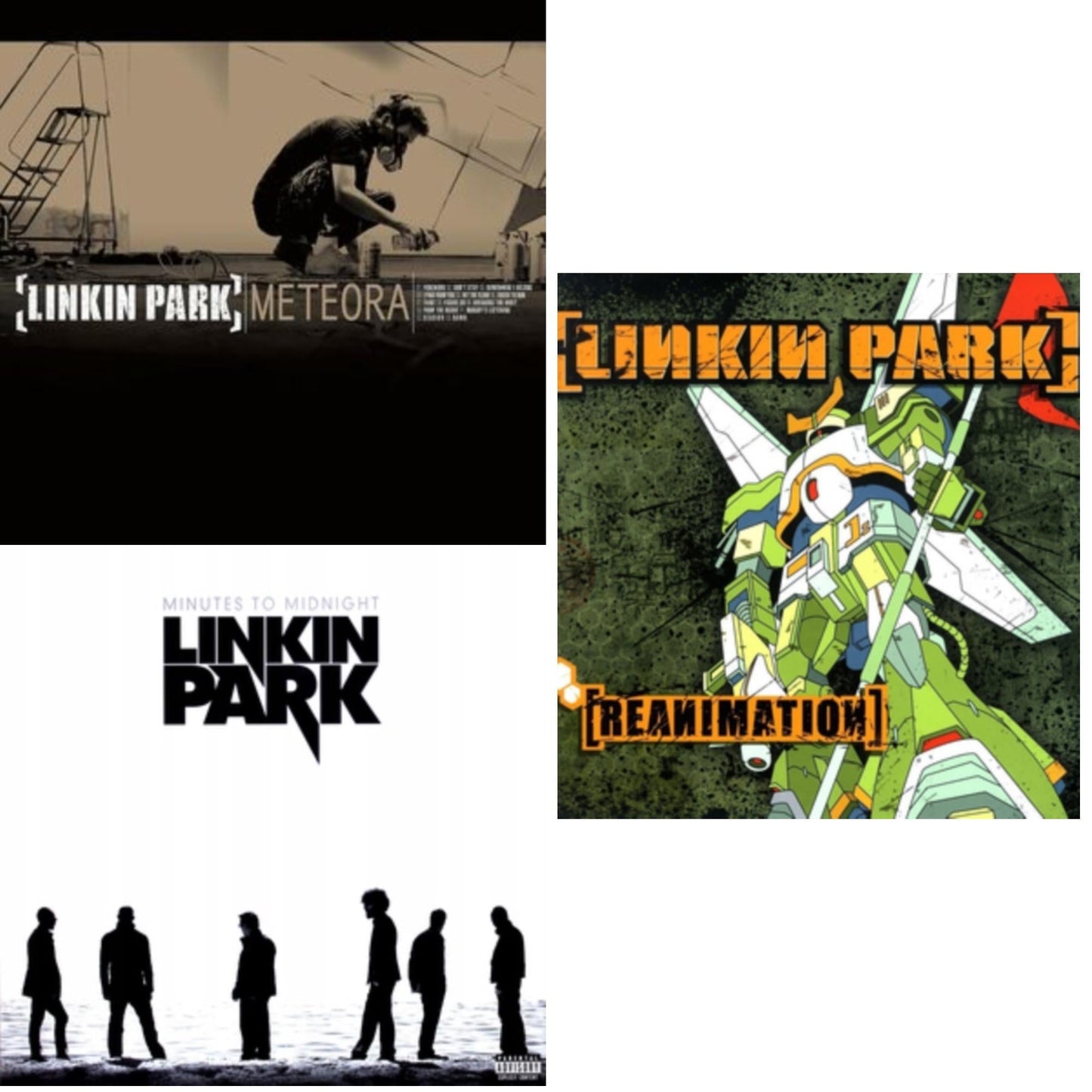 Linkin Park - Meteora & Reanimation & Minutes To Midnight - LP Vinyl Bundle