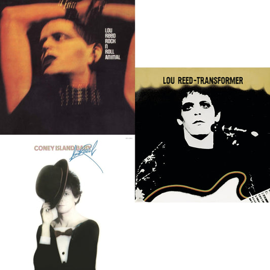 Lou Reed - Rock & Roll Animal & Coney Island Baby & Transformer - CD Bundle