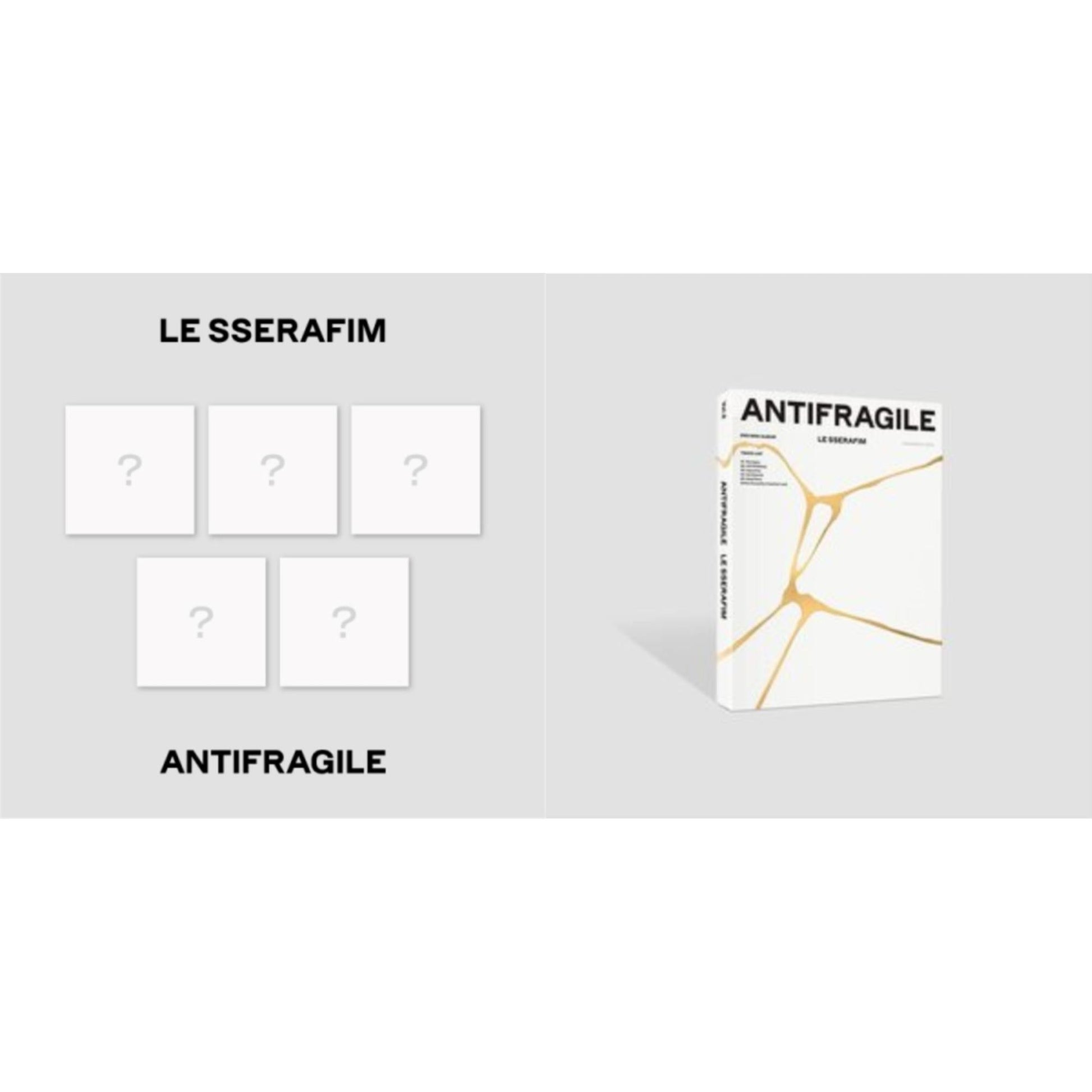 Le Sserafim - Antifragile Iridescent Opal & Antifragile (Compact Version) - CD Bundle