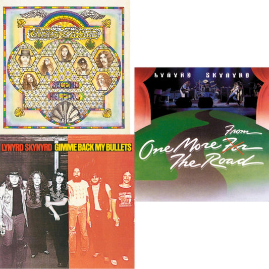 Lynyrd Skynyrd - Second Helping & Gimme Back My Bullets & One More From The Road - LP Vinyl Bundle