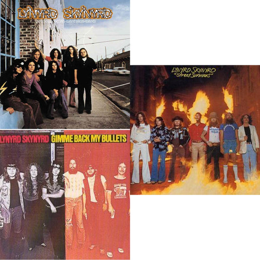 Lynyrd Skynyrd - Gimme Back My Bullets & Pronounced Leh Nerd Skin Nerd & Street Survivors - CD Bundle