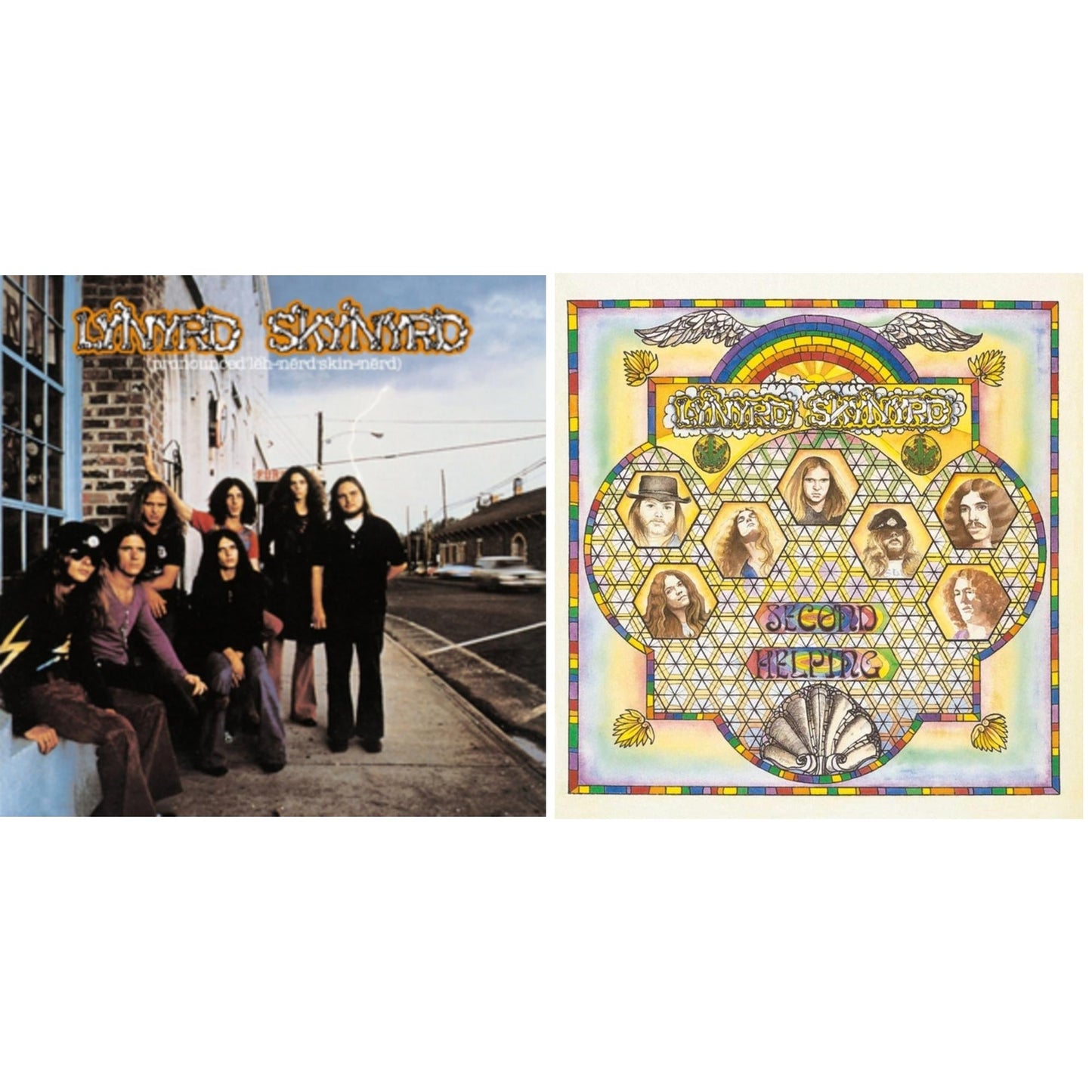 Lynyrd Skynyrd - Pronounced Leh-Nerd Skin-Nerd & Second Helping - LP Vinyl Bundle