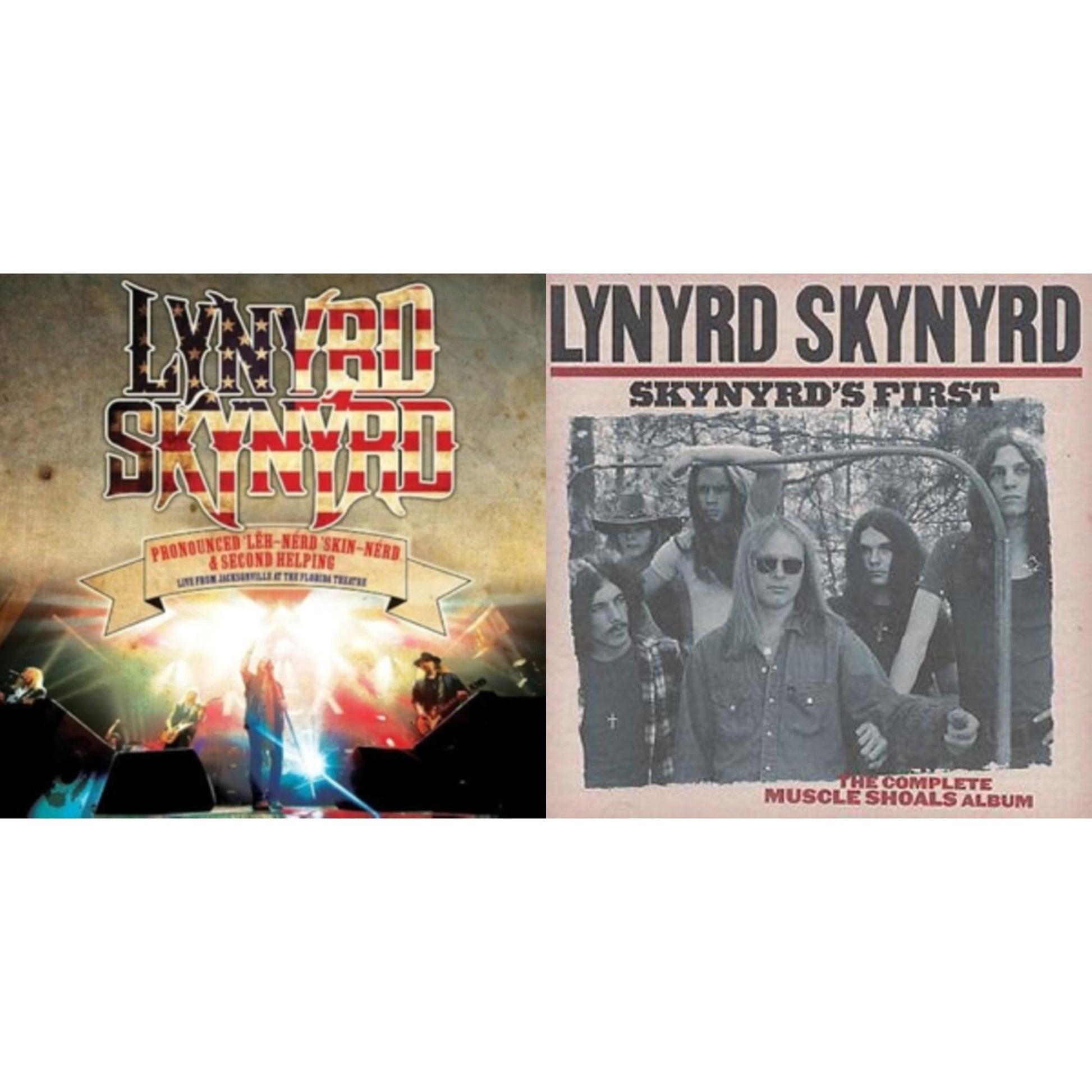 Lynyrd Skynyrd - Pronounced Leh-Nerd Skin-Nerd & Second Helping (Live From The Florida Theater) & Skynyrd's First - CD Bundle
