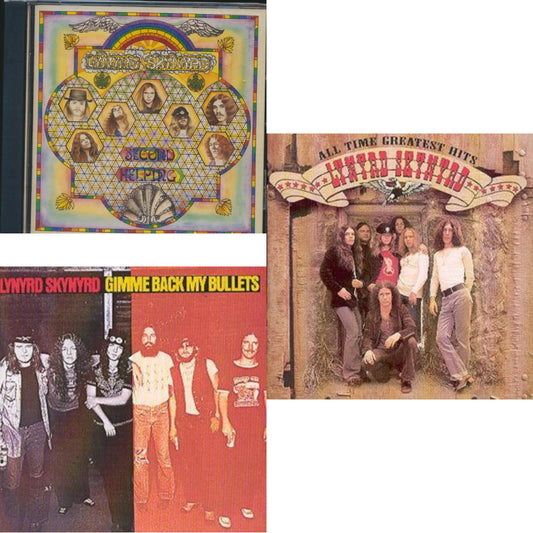 Lynyrd Skynyrd - Second Helping & Gimme Back My Bullets & All Time Greatest Hits - CD Bundle