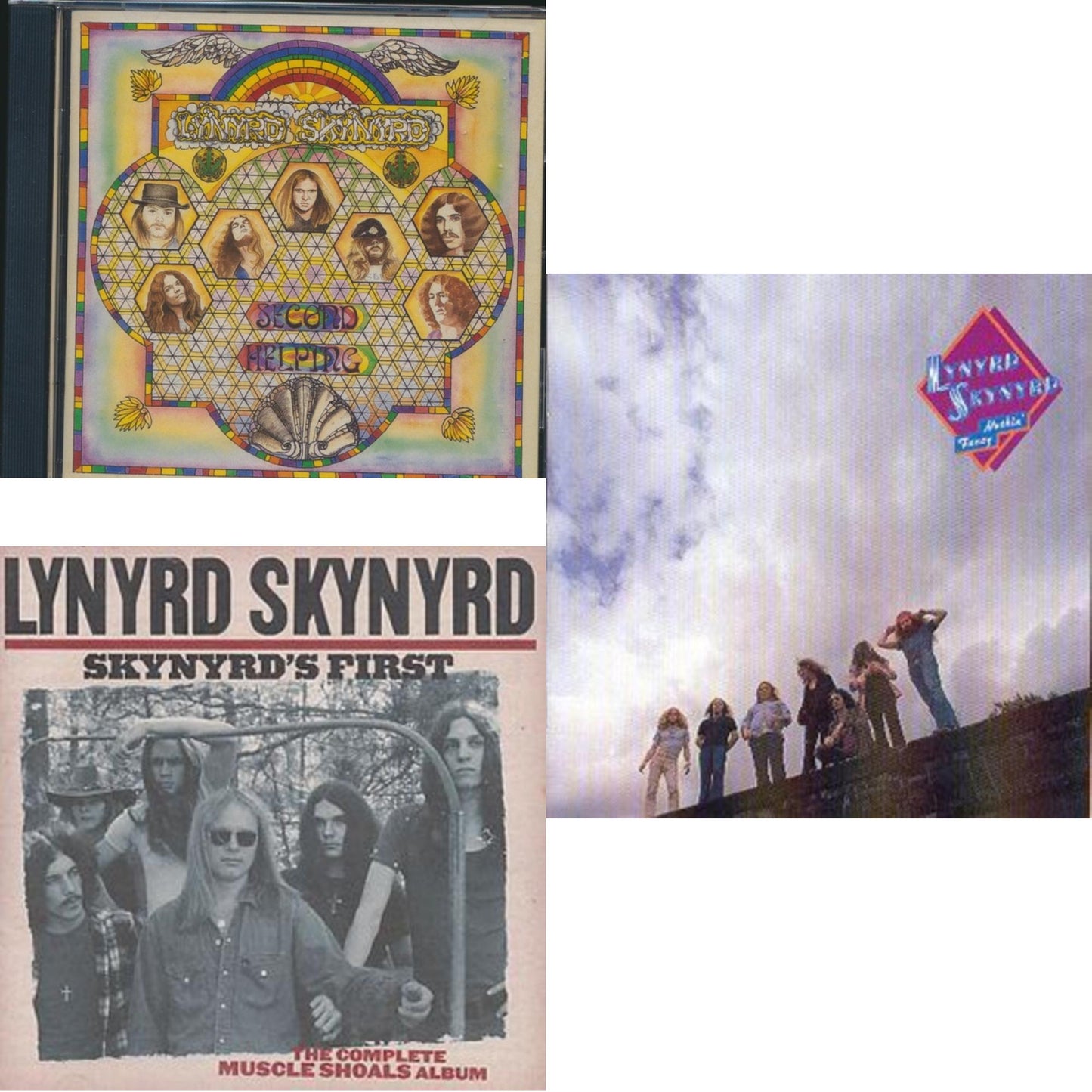 Lynyrd Skynyrd - Second Helping & Skynyrd's First & Nuthin Fancy - CD Bundle