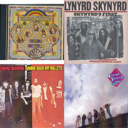 Lynyrd Skynyrd - Second Helping & Skynyrd's First & Gimme Back My Bullets & Nuthin Fancy - CD Bundle