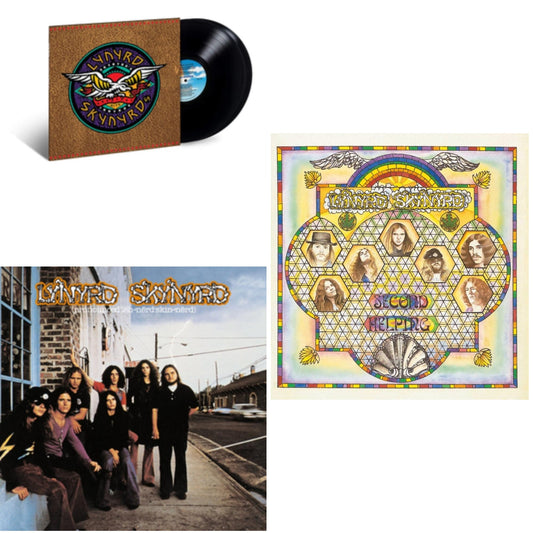 Lynyrd Skynyrd - Pronounced Leh-Nerd Skin-Nerd & Second Helping & Skynyrd's Innyrds (Their Greatest Hits) - LP Vinyl Bundle