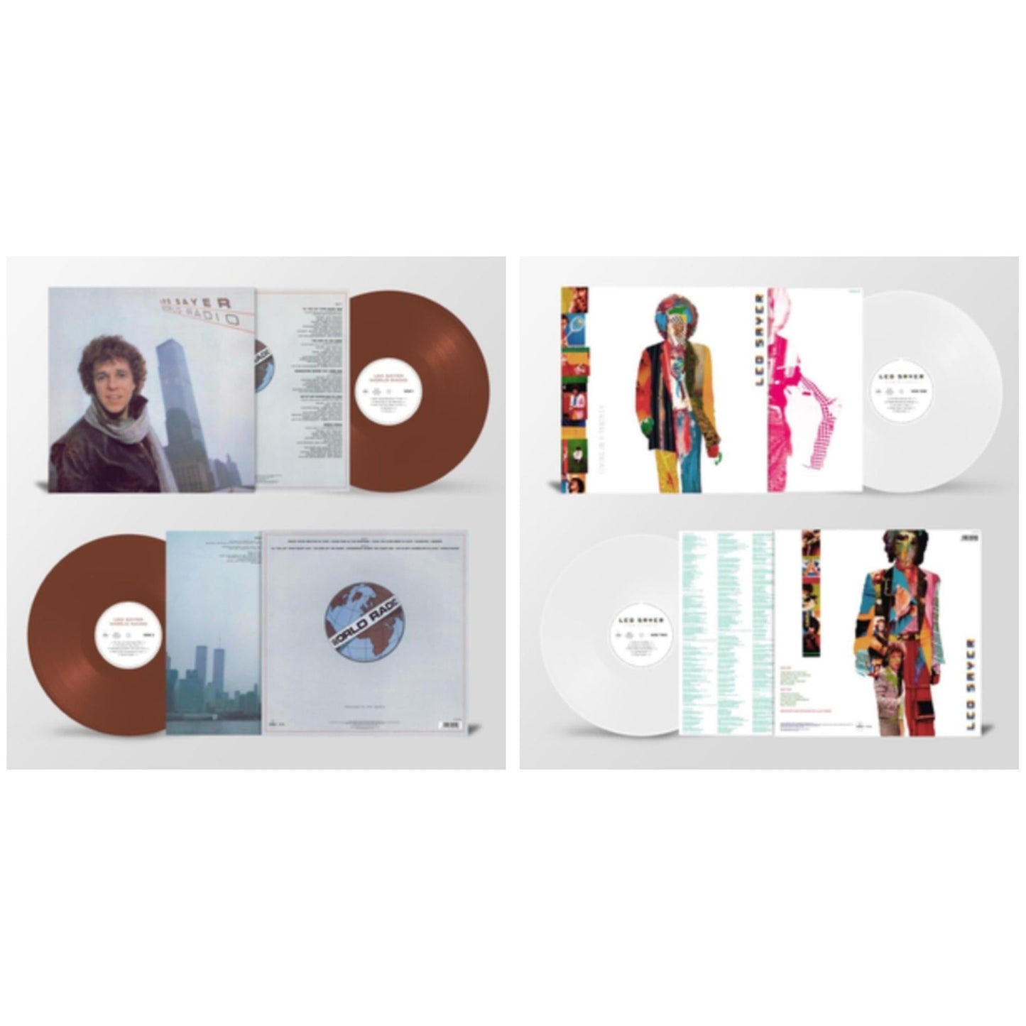 Leo Sayer - Living In A Fantasy (180G/White LP Vinyl) & World Radio (180G/Brown LP Vinyl)