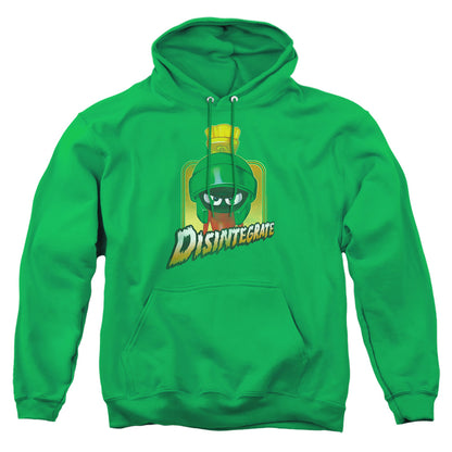 Looney Tunes Disintegrate Mens Hoodie Kelly Green Officially Licensed