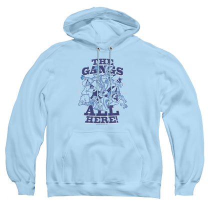 Looney Tunes Blue Gang Mens Hoodie Light Blue Officially Licensed