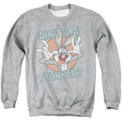 Looney Tunes Aint I A Stinker Mens Crewneck Sweatshirt Athletic Heather Officially Licensed