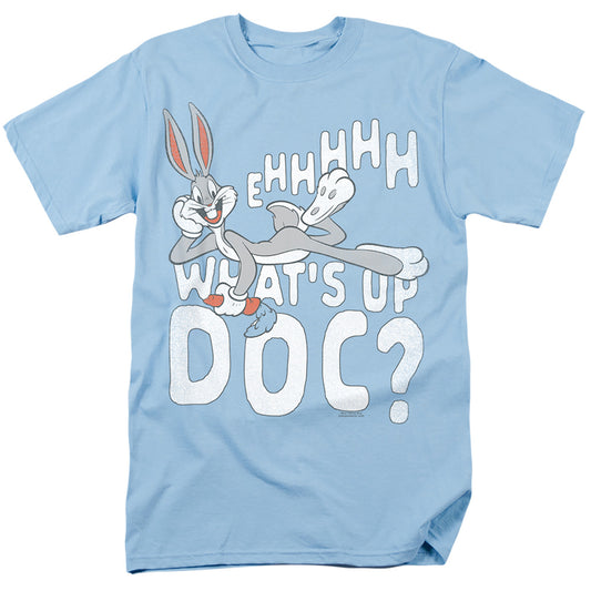 Looney Tunes Whats Up Mens T Shirt Light Blue