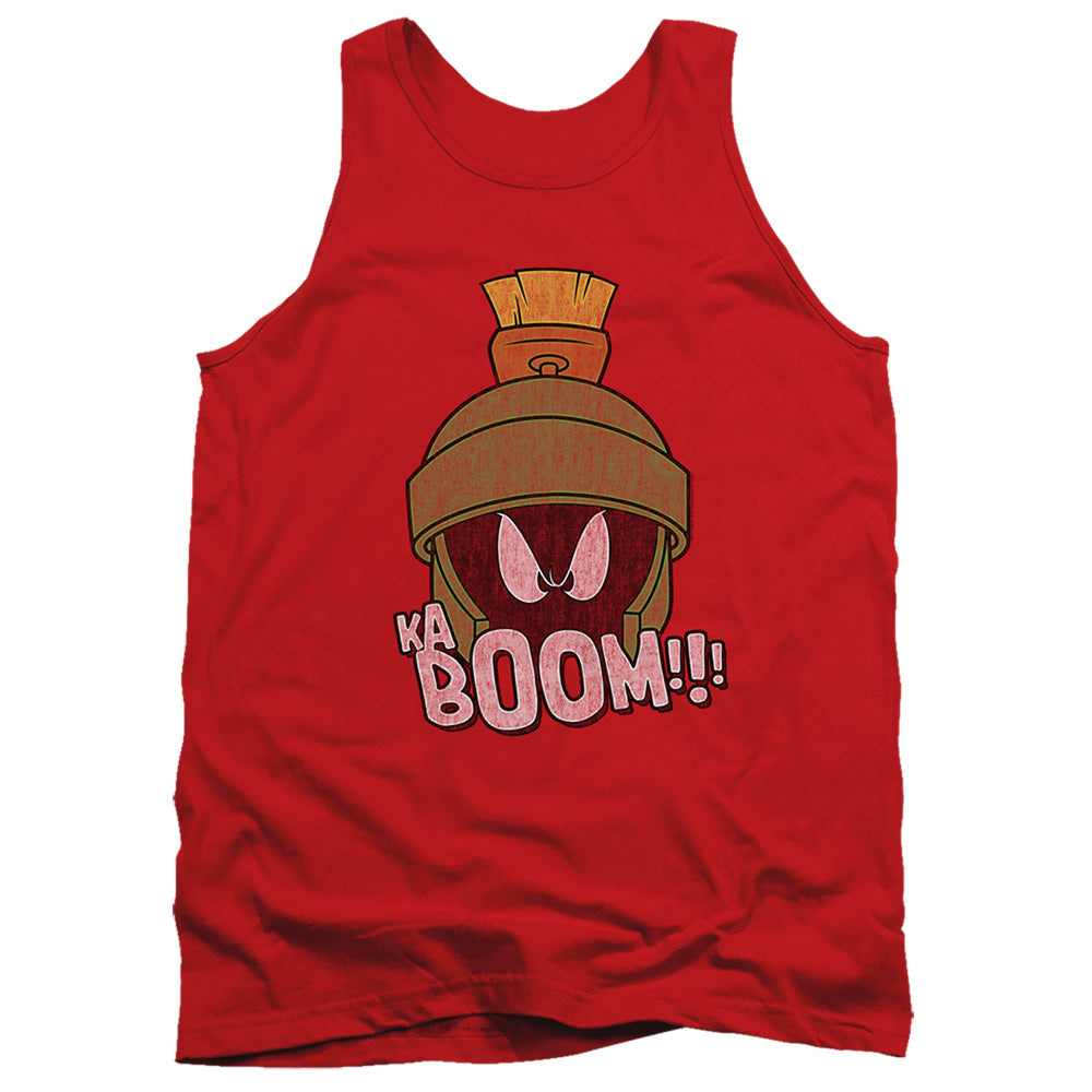 Looney Tunes Kaboom Mens Tank Top Shirt Red