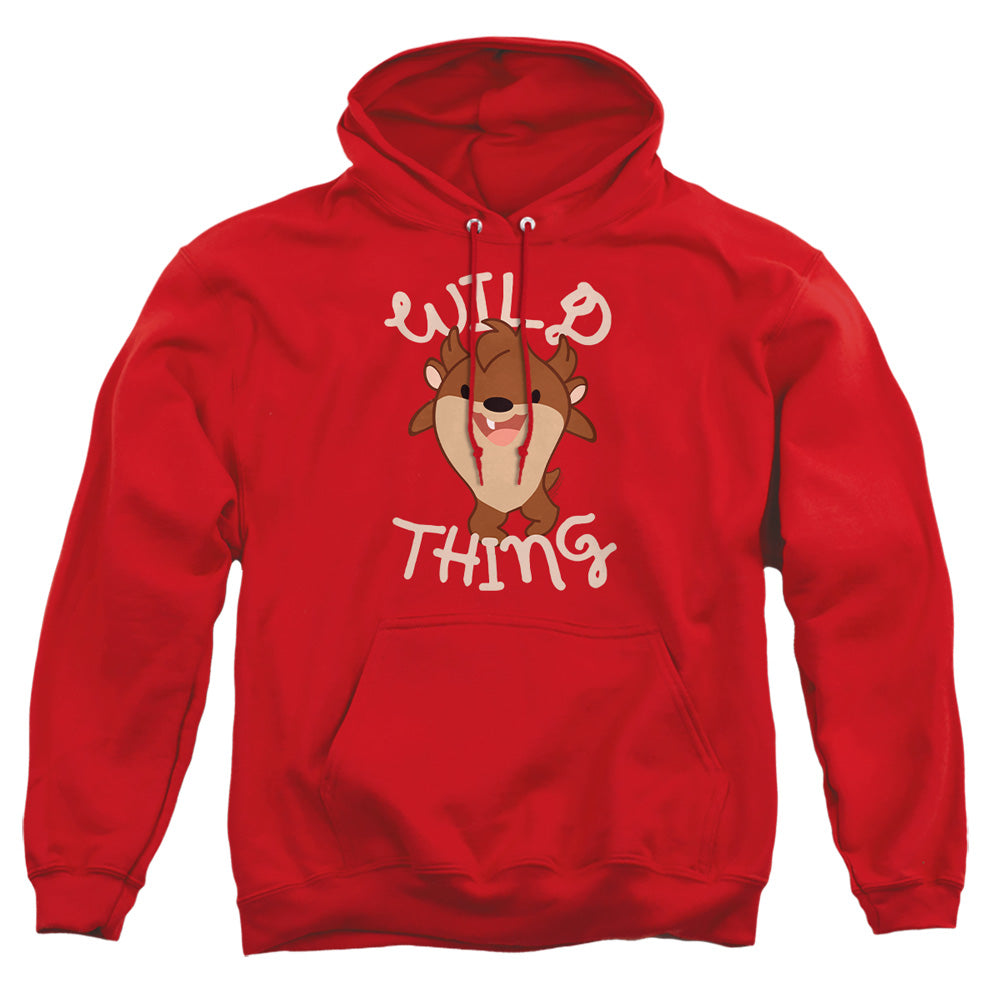 Looney Tunes Wild Thing Kid Mens Hoodie Red Officially Licensed