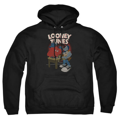 Looney Tunes Dj Looney Tunes Mens Hoodie Black Officially Licensed