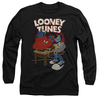 Looney Tunes Dj Looney Tunes Mens Long Sleeve Shirt Black Officially Licensed Officially Licensed