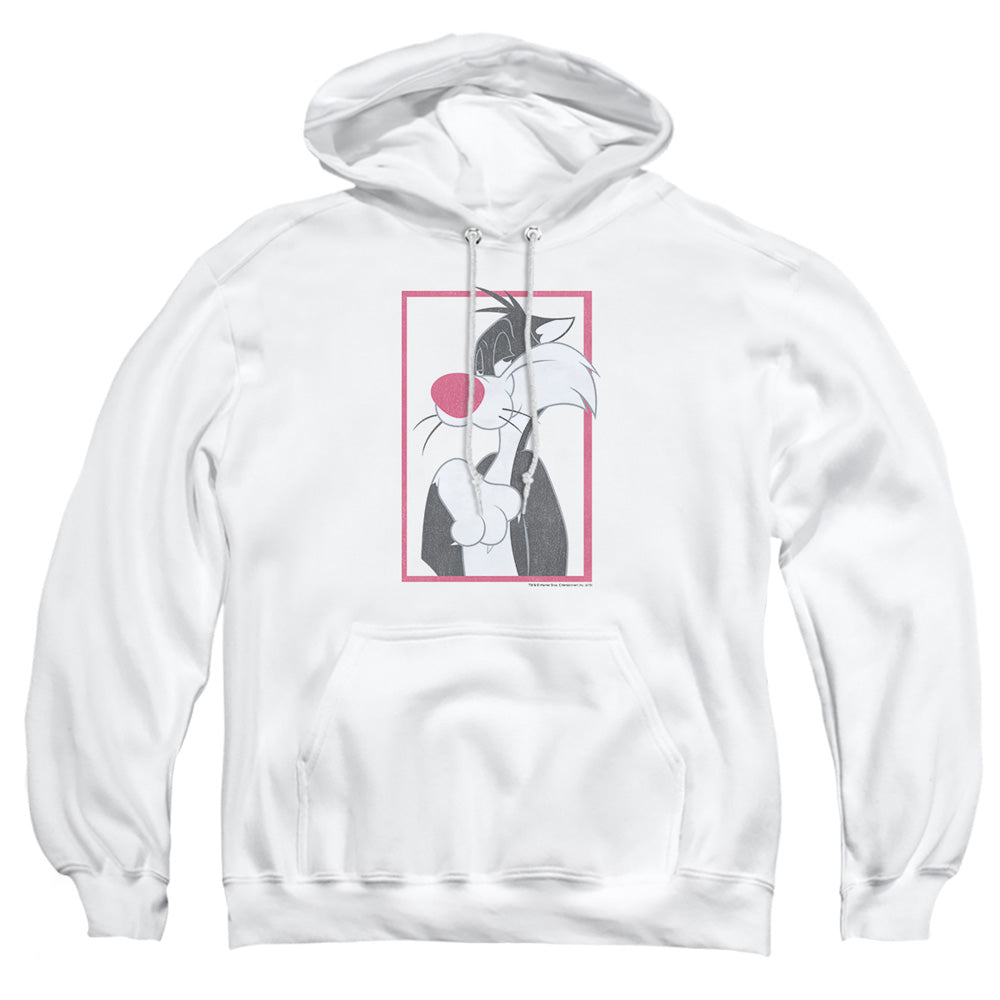 Looney Tunes Sylvester Mens Hoodie White Officially Licensed