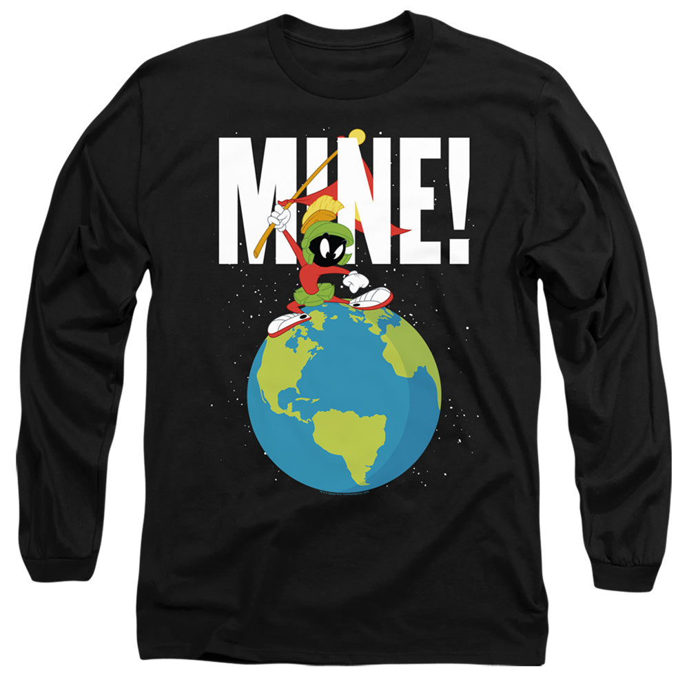 Looney Tunes Mine Mens Long Sleeve Shirt Black Officially Licensed Officially Licensed