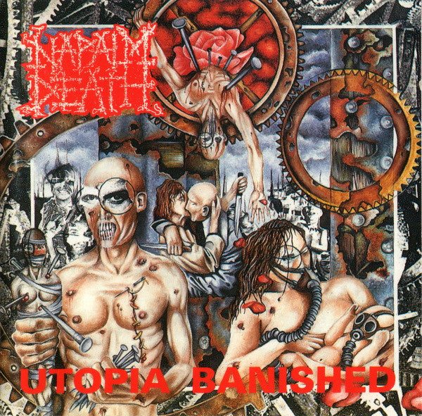 Napalm Death - Utopia Banished - White Vinyl [Colored Vinyl] (Wht) (Uk) Vinyl Record Album Cover